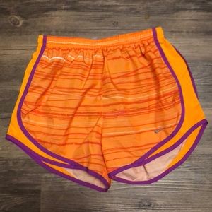 Orange and Purple Nike Shorts
